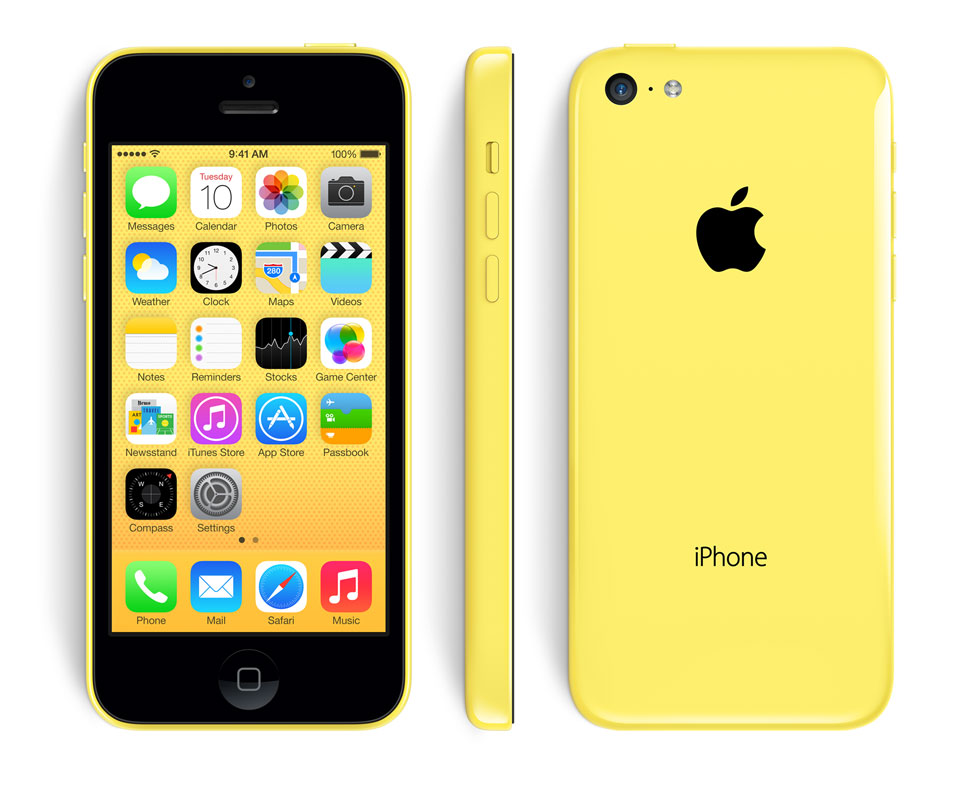 iPhone 5C 16GO jaune reconditionné